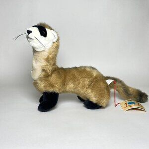 Vintage Ranger Ricks Black Footed Ferret Plush Stuffed Animal Douglas Toys
